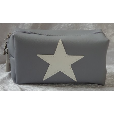 Kosmetik Tasche hellgrau
