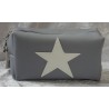 Kosmetik Tasche hellgrau