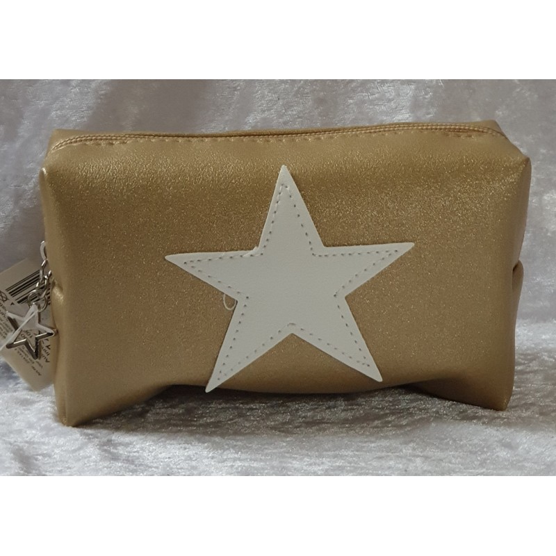 Kosmetik Tasche gold