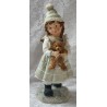 Mädchen mit Teddy Polyresin