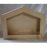 Holz Krippe mit Led
