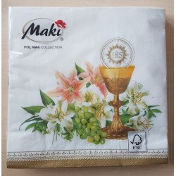 Servietten Kelch/Blumen