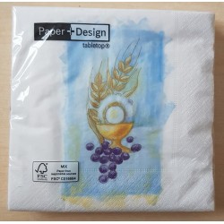 Servietten Trauben/Kelch
