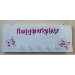 Nuggiparkplatz weiss/pink