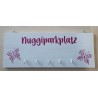 Nuggiparkplatz weiss/pink