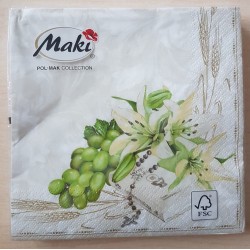 Servietten Rosenkranz/Bibel