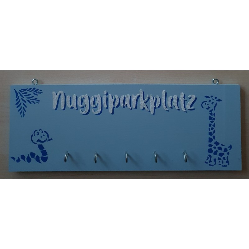 Nuggiparkplatz hellblau