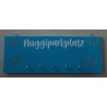 Nuggiparkplatz türkis