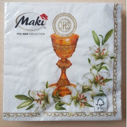 Servietten Lilien/Kelch