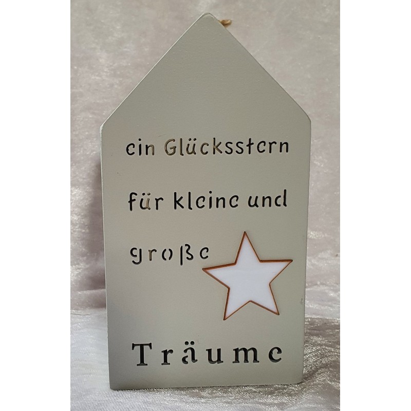 Holz Haus mit Led