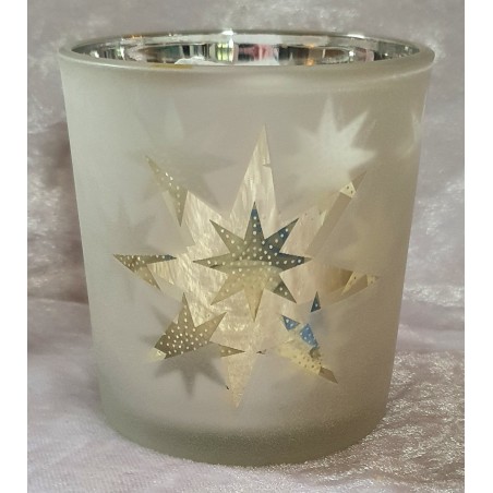 Teelicht Glas Stern