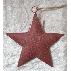 Metall Stern mauve