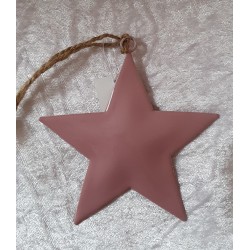 Metall Stern mauve