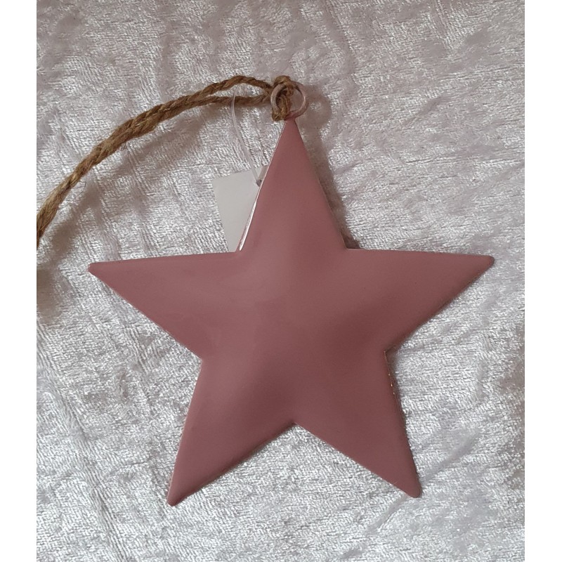 Metall Stern mauve
