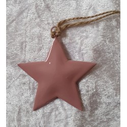 Metall Stern mauve