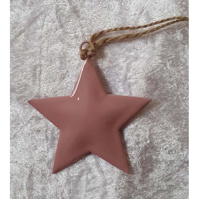 Metall Stern mauve