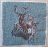 Serviette Hirsch Familie