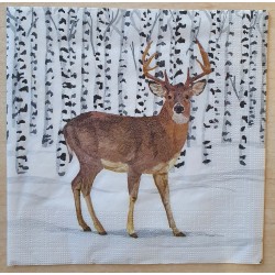 Serviette Hirsch