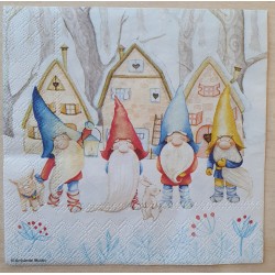 Serviette Wichtel