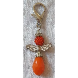 Perlen Engel orange