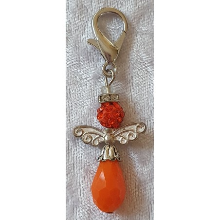 Perlen Engel orange