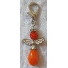 Perlen Engel orange