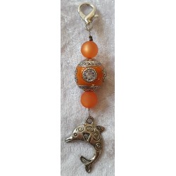 Anhänger Delphin orange