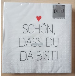 Servietten Schön, dass