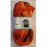 Garn orange/braun