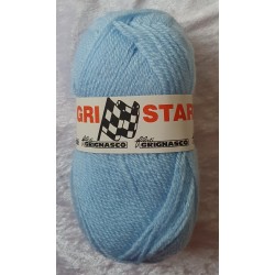 Garn hellblau