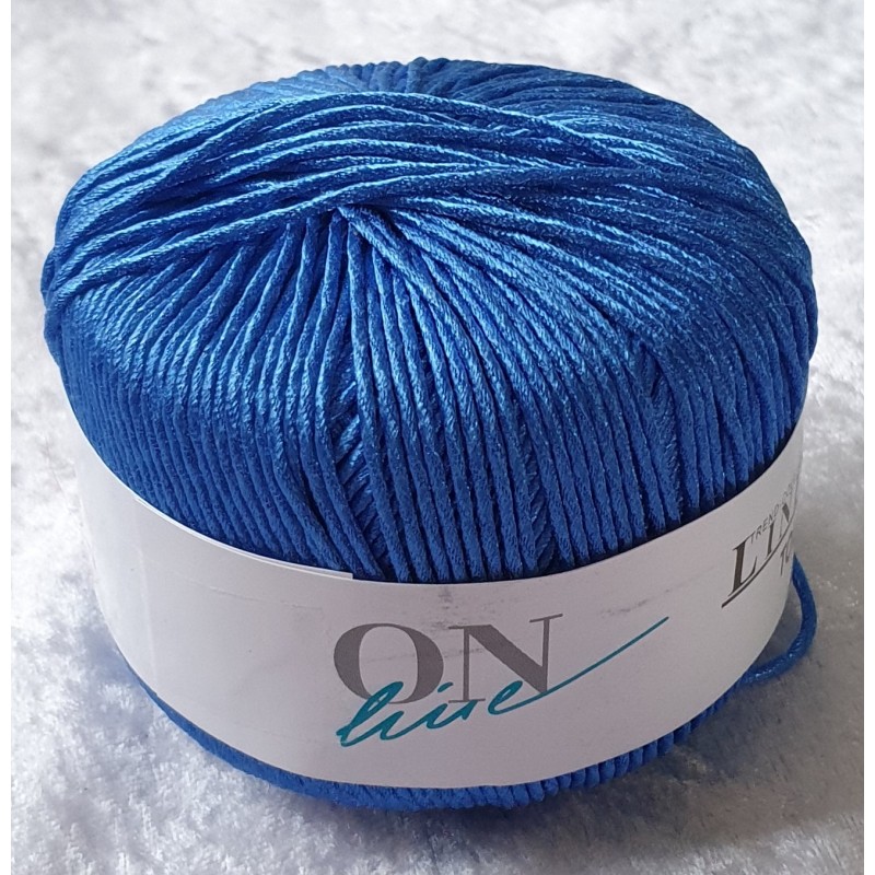Garn blau