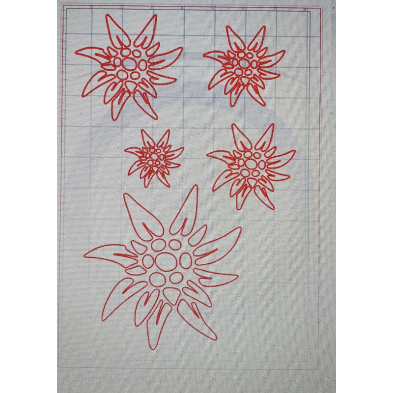 Schablone Edelweiss