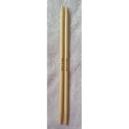 Bambus Stricknadel 6 mm