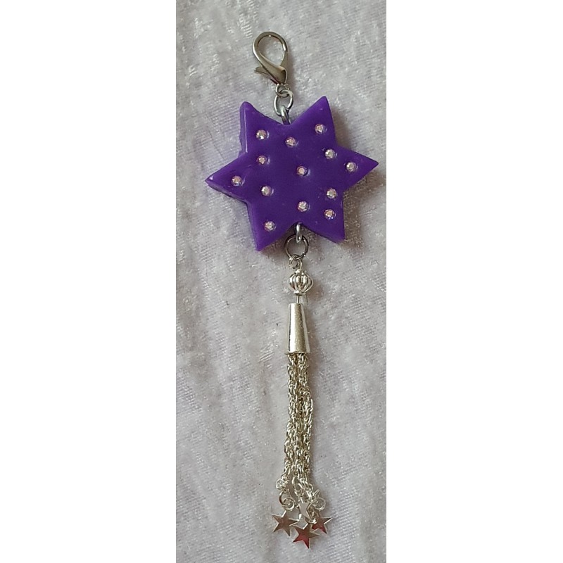 Anhänger Stern violette