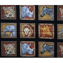 Stoff Baumwolle Safari