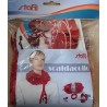 Schal Strickset rot
