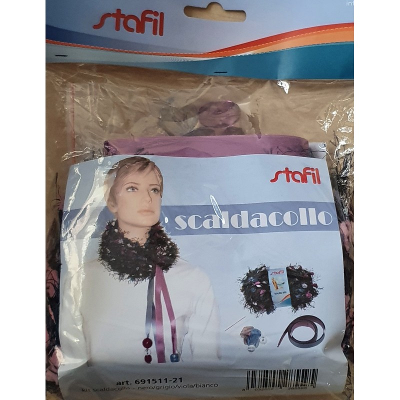 Schal Strickset rosa
