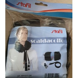 Schal Strickset schwarz
