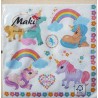 Serviette Einhorn 1