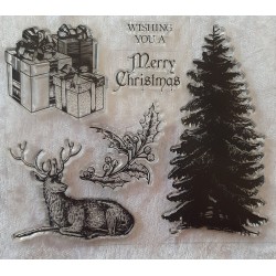 Clear Stamps Hirsch/Tanne