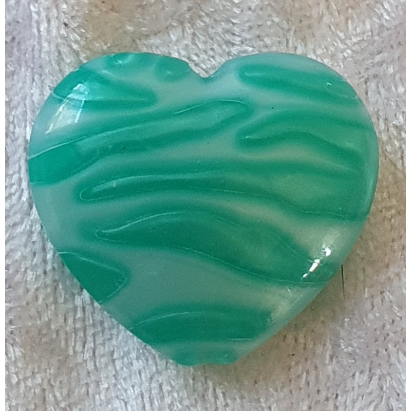 Kunststoff Herz mint