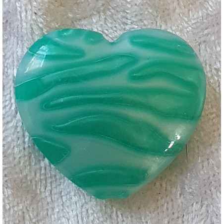 Kunststoff Herz mint
