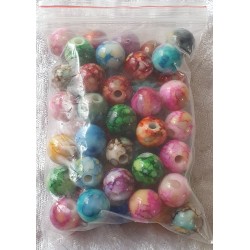 Kunststoff Perlen bunt gemischt