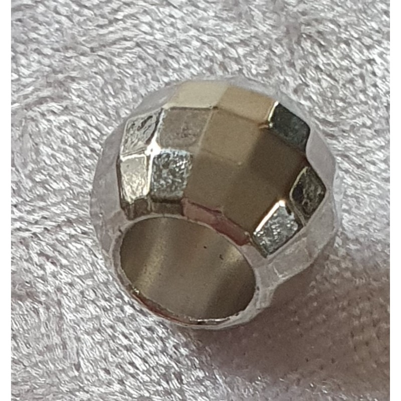 Kunststoff Perlen silber
