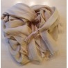 Schal mit Fransen beige