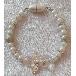 Armband Engel weiss/weiss