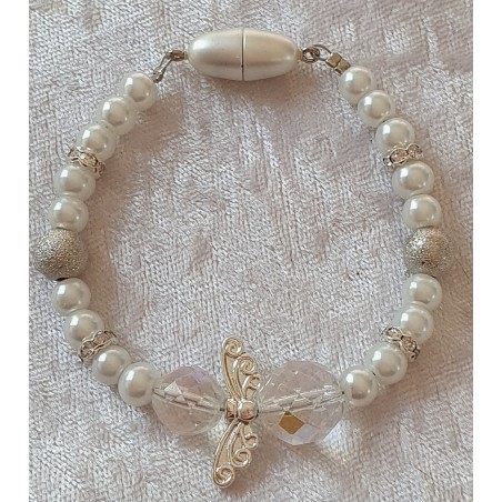 Armband Engel weiss/weiss