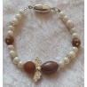 Armband Engel weiss/braun