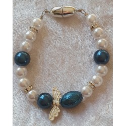 Armband Engel weiss/blau