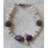 Armband Engel weiss/violette